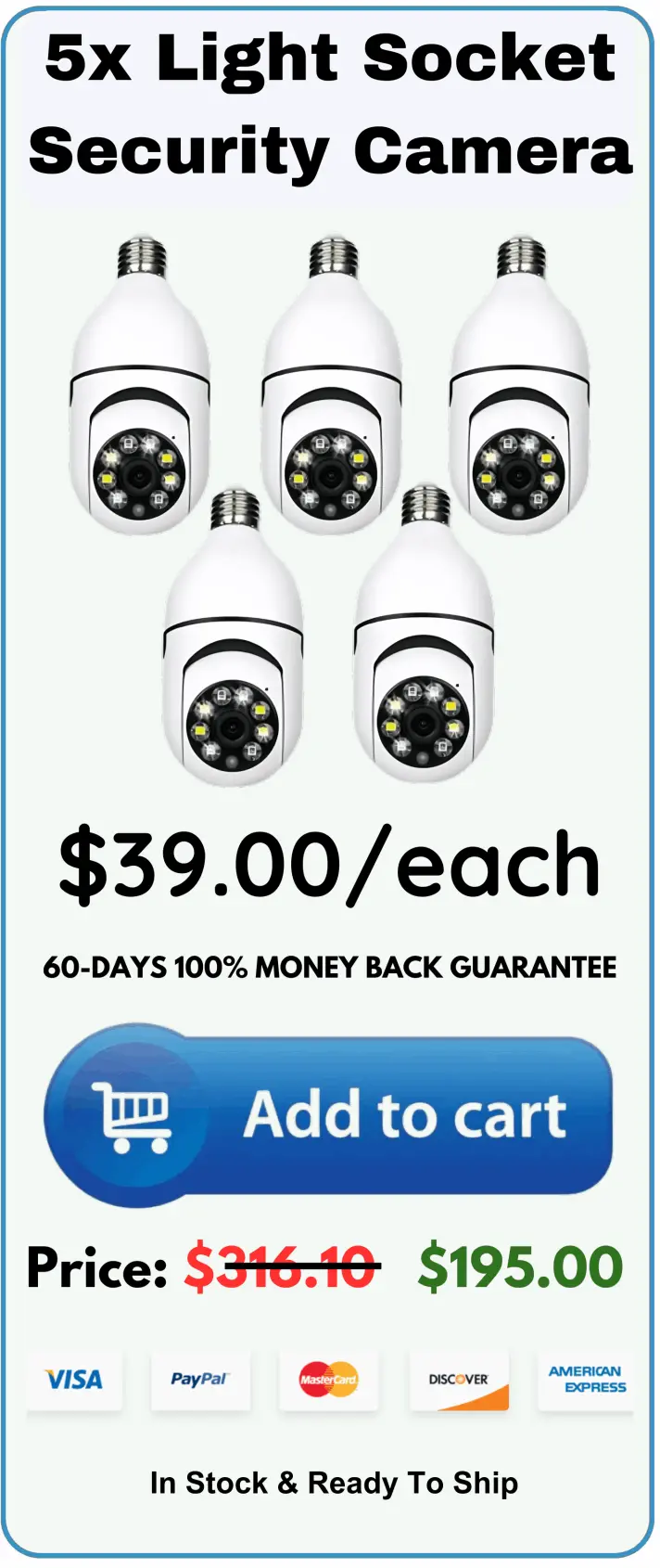 Light Socket Security Camera offer package price