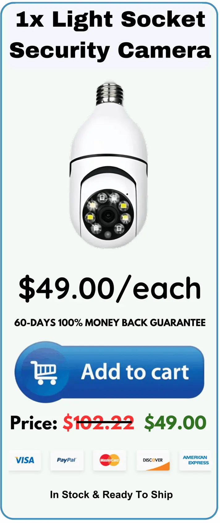 Light Socket Security Camera Price